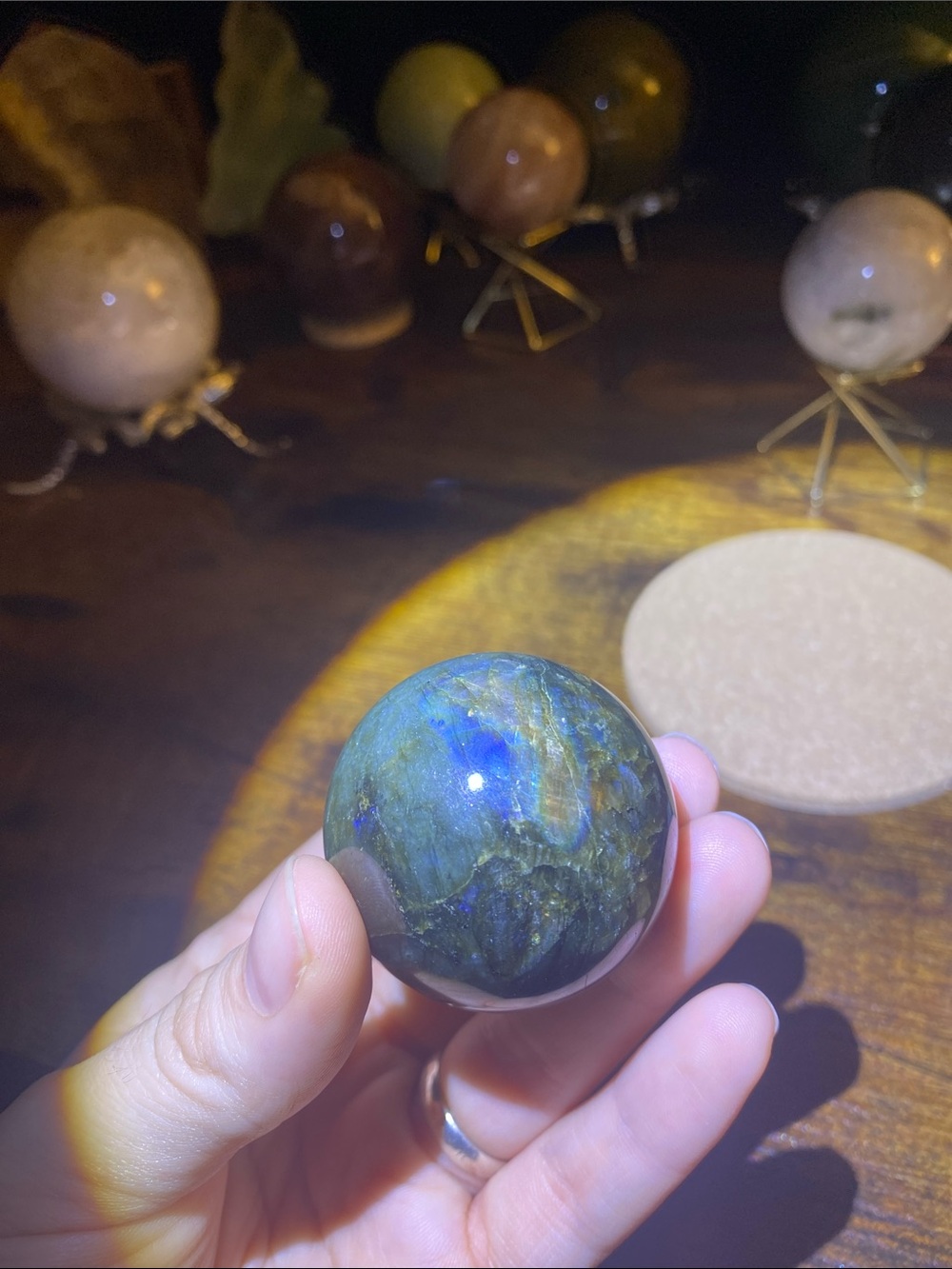 Labradorite Sphere - Picture 7 of 8